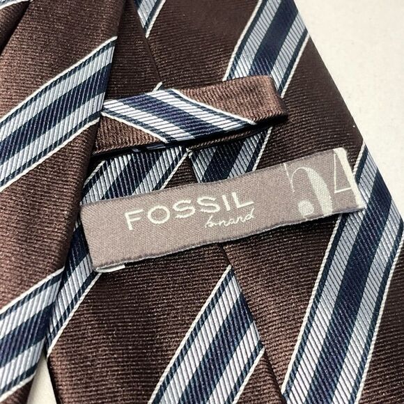 EUC Fossil Brand 54 Tie - Picture 3 of 8
